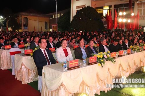 Khai mạc Lễ hội Háng Đắp, huyện Lộc Bình