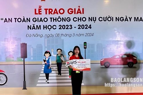 Lạng Sơn có 42 học sinh đoạt giải tại Cuộc thi An toàn giao thông cho nụ cười ngày mai