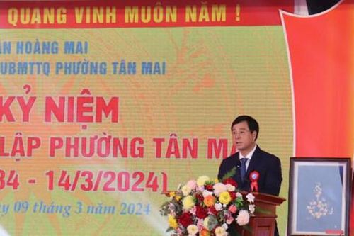 Phường Tân Mai kỷ niệm 40 năm Ngày thành lập