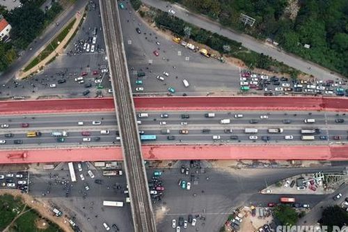 Lộ diện cầu vượt được kỳ vọng xóa 'điểm đen' ùn tắc cửa ngõ Thủ đô