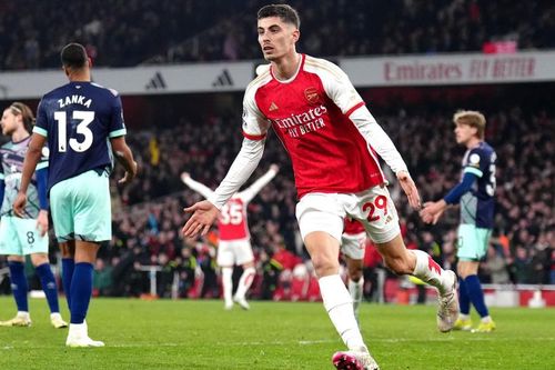 Kai Havertz tỏa sáng, Arsenal lên đỉnh Ngoại hạng Anh, sáng cửa vô địch nhờ một thống kê ấn tượng