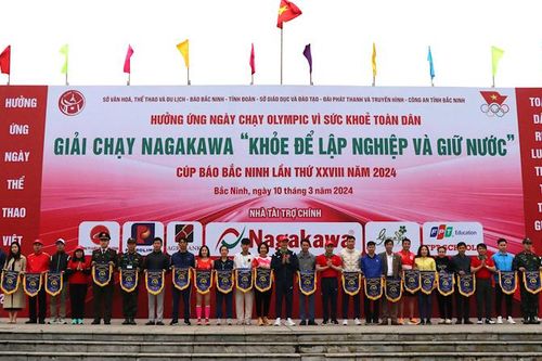 Giải chạy tranh Cúp báo Bắc Ninh thu hút gần 3000 người tham gia