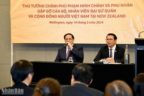 Thủ tướng Phạm Minh Chính và Phu nhân gặp gỡ bà con cộng đồng người Việt Nam tại New Zealand
