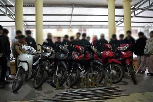 Xử lý 19 thanh, thiếu niên mang hung khí giải quyết mâu thuẫn