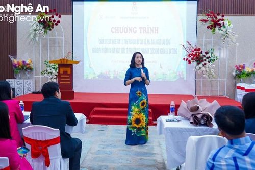 Nữ cán bộ, nhà giáo Nghệ An được chăm sóc sức khỏe, tư vấn tâm lý