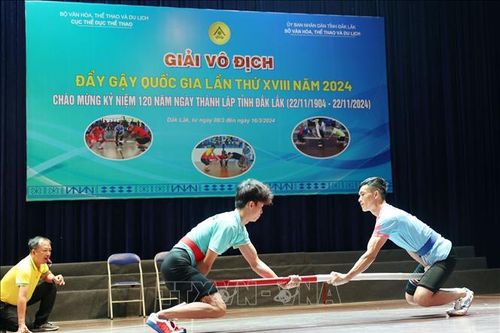 200 vận động viên tranh tài tại Giải vô địch đẩy gậy quốc gia