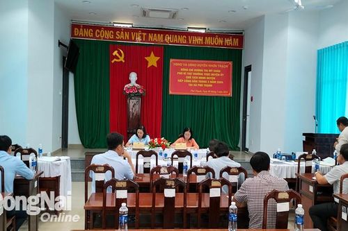 Lãnh đạo HĐND huyện Nhơn Trạch tiếp công dân định kỳ