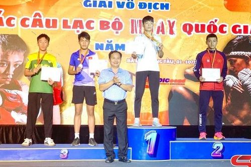 Đoàn VĐV Sơn La đoạt 4 huy chương tại Giải Vô địch các Câu lạc bộ Muay Quốc gia năm 2024