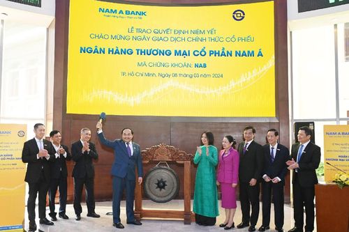 Lựa chọn 'ngày đẹp' để niêm yết HoSE, cổ phiếu Ngân hàng Nam Á (NAB) lội ngược dòng ấn tượng