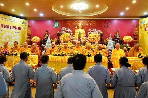 Hà Nội: Khai pháp đầu năm Giáp Thìn tại đạo tràng thiền viện Trúc Lâm Sùng Phúc