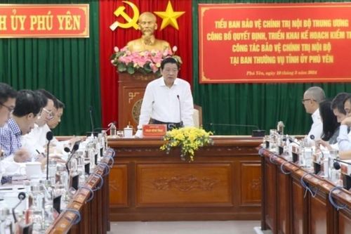 Tỉnh ủy Phú Yên cần quán triệt các Nghị quyết của Đảng về công tác nội chính