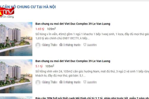 Hà Nội: Chung cư tăng giá đột biến