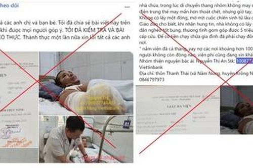 Vờ kêu gọi từ thiện trên mạng xã hội để lừa đảo