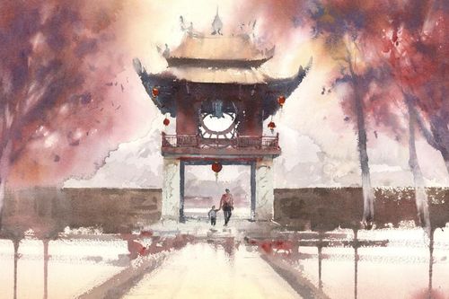 60 họa sĩ quốc tế triển lãm tranh tại Văn Miếu - Quốc Tử Giám