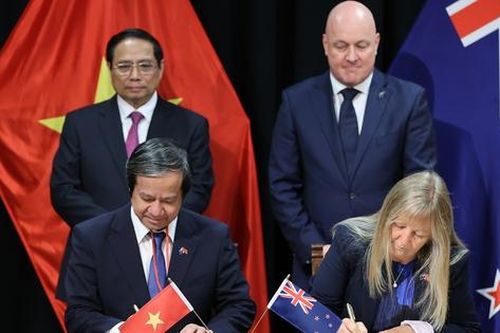 Việt Nam – New Zealand ký kết các văn kiện hợp tác quan trọng