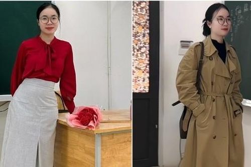 Cô giáo Gen Z gây sốt với loạt outfit lên lớp không trùng bộ nào