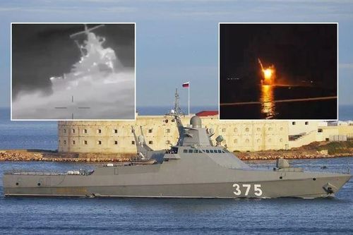Tàu tuần tra mới nhất của Nga thất thủ trước xuồng tự sát Ukraine
