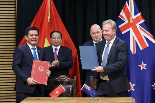Việt Nam - New Zealand đặt mục tiêu kim ngạch đạt 2 tỷ USD
