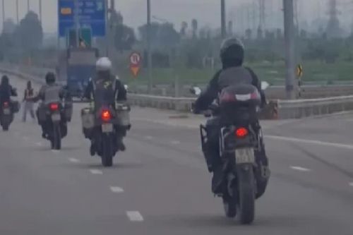 Truy tìm đoàn xe mô tô phân khối lớn trên cao tốc Nghi Sơn - Diễn Châu