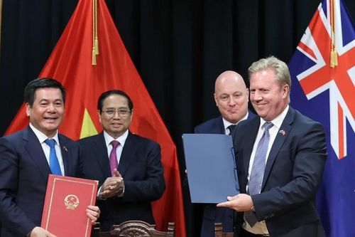 Việt Nam và New Zealand đặt mục tiêu kim ngạch thương mại 2 tỷ USD