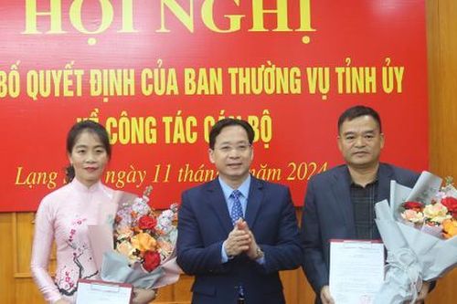 Bổ nhiệm nữ Trưởng phòng làm Phó Chánh Văn phòng Tỉnh ủy Lạng Sơn