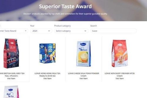 Thương hiệu nguyên liệu pha chế đầu tiên của Việt Nam nhận giải thưởng Superior Taste Award
