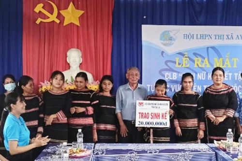 Ayun Pa quan tâm hỗ trợ phụ nữ yếu thế