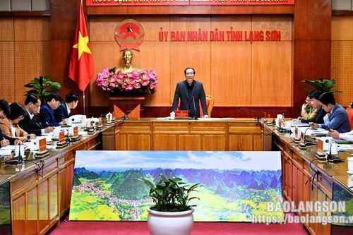 UBND tỉnh họp xem xét hồ sơ đề nghị xây dựng Nghị quyết của HĐND tỉnh quy định một số nội dung của Giải thưởng Văn học nghệ thuật Hoàng Văn Thụ
