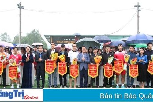 Khai mạc Giải Bóng đá nam, nữ thanh niên Khối Cơ quan và Doanh nghiệp tỉnh Quảng Trị