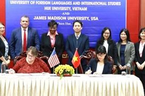 Hợp tác đào tạo với Trường đại học James Madison, Hoa Kỳ