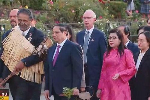 Thủ tướng New Zealand chủ trì lễ đón Thủ tướng Phạm Minh Chính