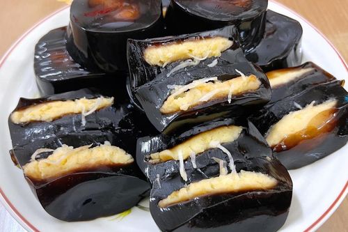 Bánh thạch đen đỗ xanh