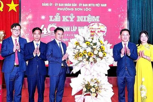 Phường Sơn Lộc kỷ niệm 40 năm Ngày thành lập