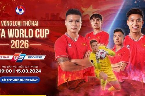 Vé xem trận Việt Nam - Indonesia cao nhất 600.000 đồng