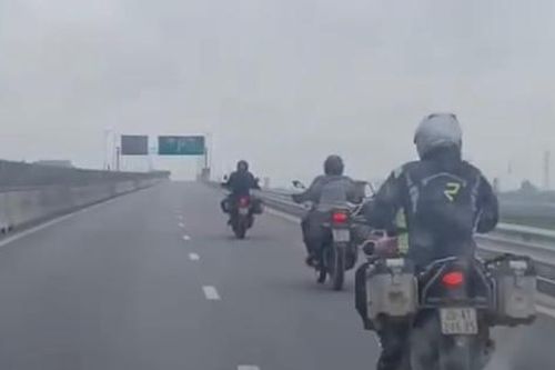 Tìm nhóm người chạy xe mô tô trên cao tốc Nghi Sơn - Diễn Châu