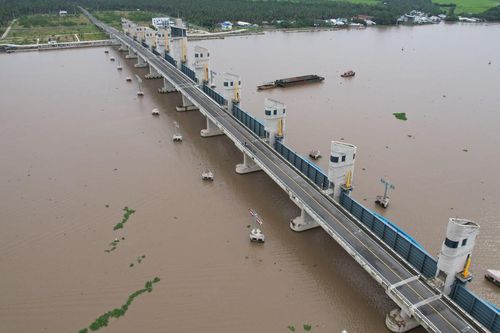 Kiên Giang: Đóng cống ngăn mặn Cái Lớn, Cái Bé 3 ngày
