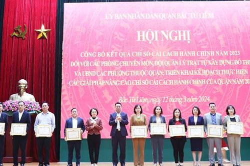 Bắc Từ Liêm đạt chỉ số cải cách hành chính 94,27%