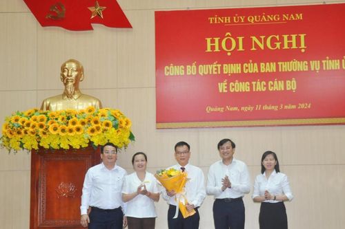 Ông Nguyễn Mạnh Hùng giữ chức Phó Chánh Văn phòng Tỉnh ủy Quảng Nam