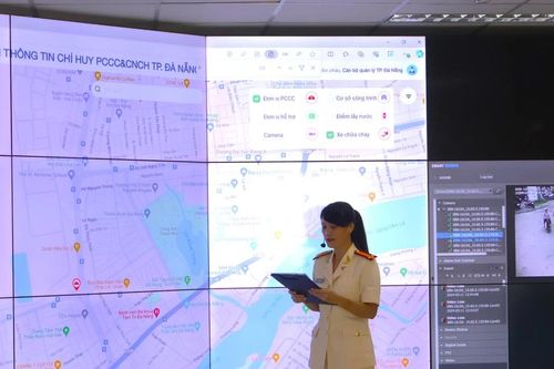 Thí điểm tiếp nhận, xử lý thông tin tại Trung tâm Thông tin chỉ huy Công an TP Đà Nẵng