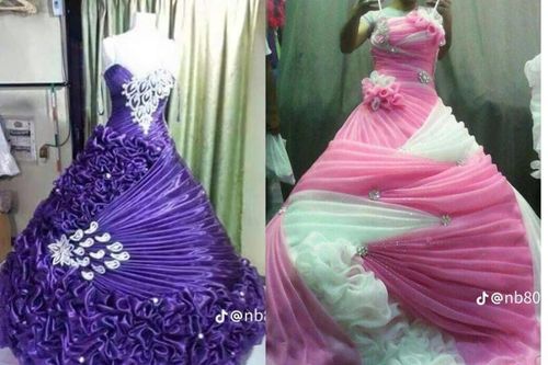 Loạt váy cưới 'xuyên không' lỗi thời bỗng gây chú ý