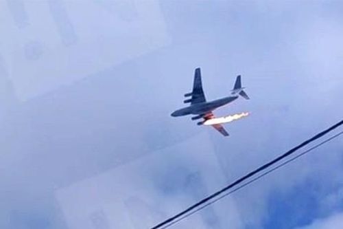 Máy bay vận tải quân sự Il-76 của Nga rơi gần Moscow