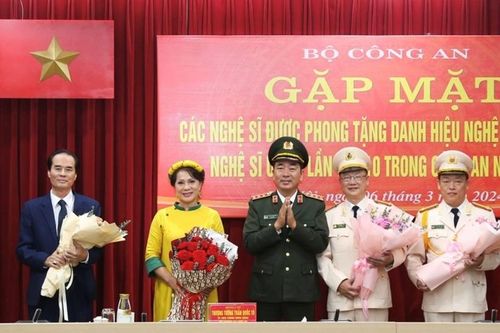 Ba cán bộ Công an được phong tặng danh hiệu NSND