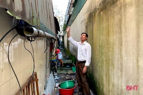 Phường đầu tiên của TP Hà Tĩnh đồng bộ xử lý lấn chiếm kênh mương