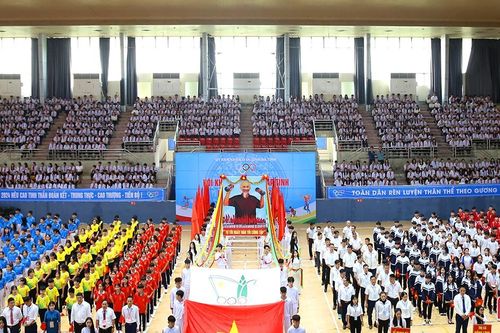 Khai mạc Hội khỏe Phù Đổng tỉnh Hà Tĩnh lần thứ XIV năm 2024