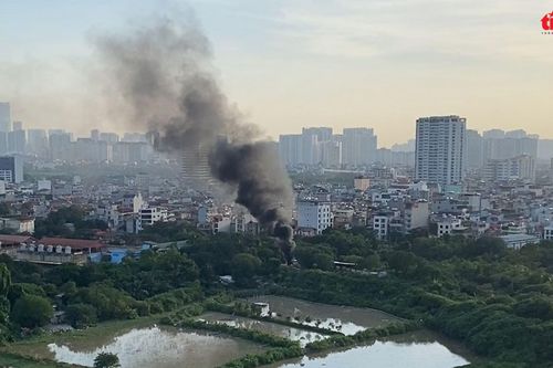 Ảnh 360 độ: Điểm trung chuyển và tập kết đốt rác gây ô nhiễm đô thị