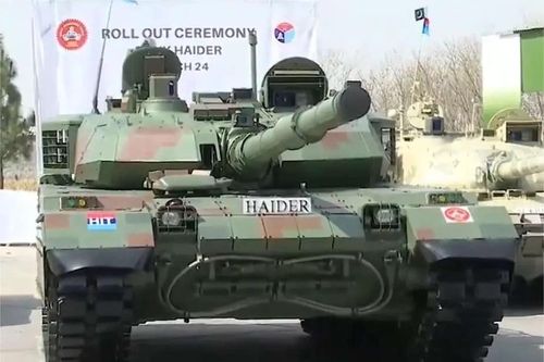 Pakistan ra mắt xe tăng chủ lực Haider sản xuất nội địa với sự hỗ trợ của Trung Quốc