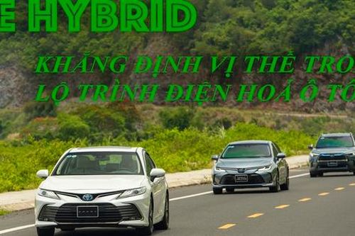 Vị thế xe hybrid trong lộ trình điện hóa ô tô