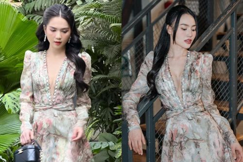 Ngọc Trinh - Lan Ngọc khoe ngực đẫy đà khi đụng độ váy, ai hơn ai?
