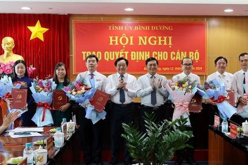 Điều động, bổ nhiệm Chủ tịch Hội LHPN tỉnh Bình Dương làm Phó Trưởng Ban Dân vận Tỉnh ủy
