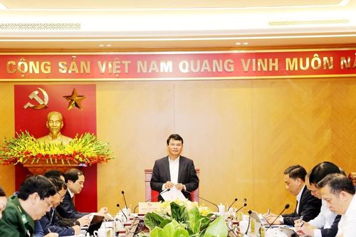 Thường trực Tỉnh ủy làm việc với Ban Cán sự Đảng UBND tỉnh về quản lý hoạt động khu công nghiệp, khu kinh tế cửa khẩu